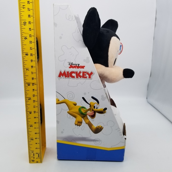 Disney Junior Singing Mickey Mouse Sings Lights Phrases Talking Doll Plush Toy - Picture 3 of 11